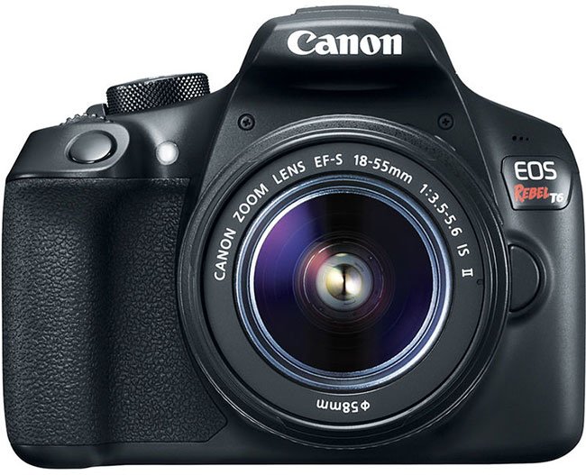 Canon EOS Rebel T6 Front