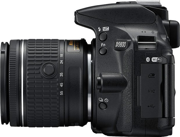 Nikon D5600 Left Side